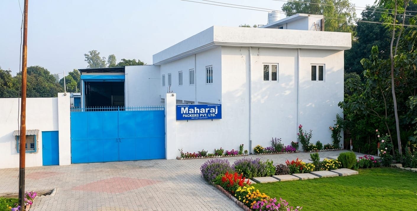 Maharaj Packers Pvt. Ltd. factory entrance, Behat Road, Saharanpur