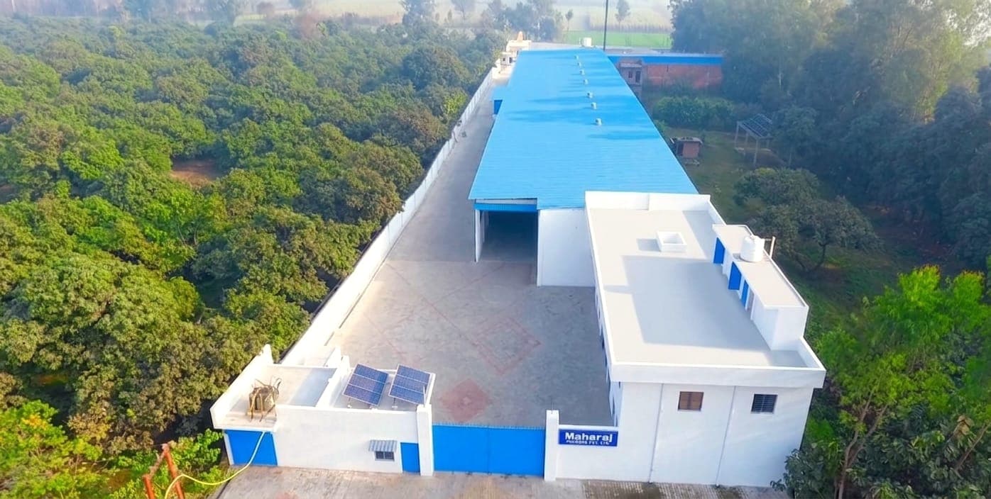 Aerial view of Maharaj Packers campus, Saharanpur